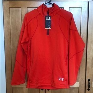 Under Armour orange quarter zip